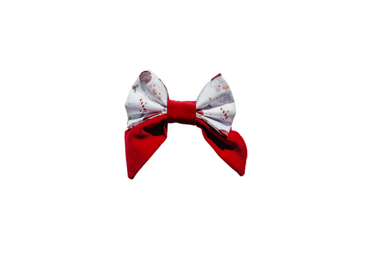 Velvet Luxe Santa Sailor BowSailor Bow