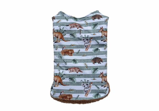 Aussie Animals Dog Jacket