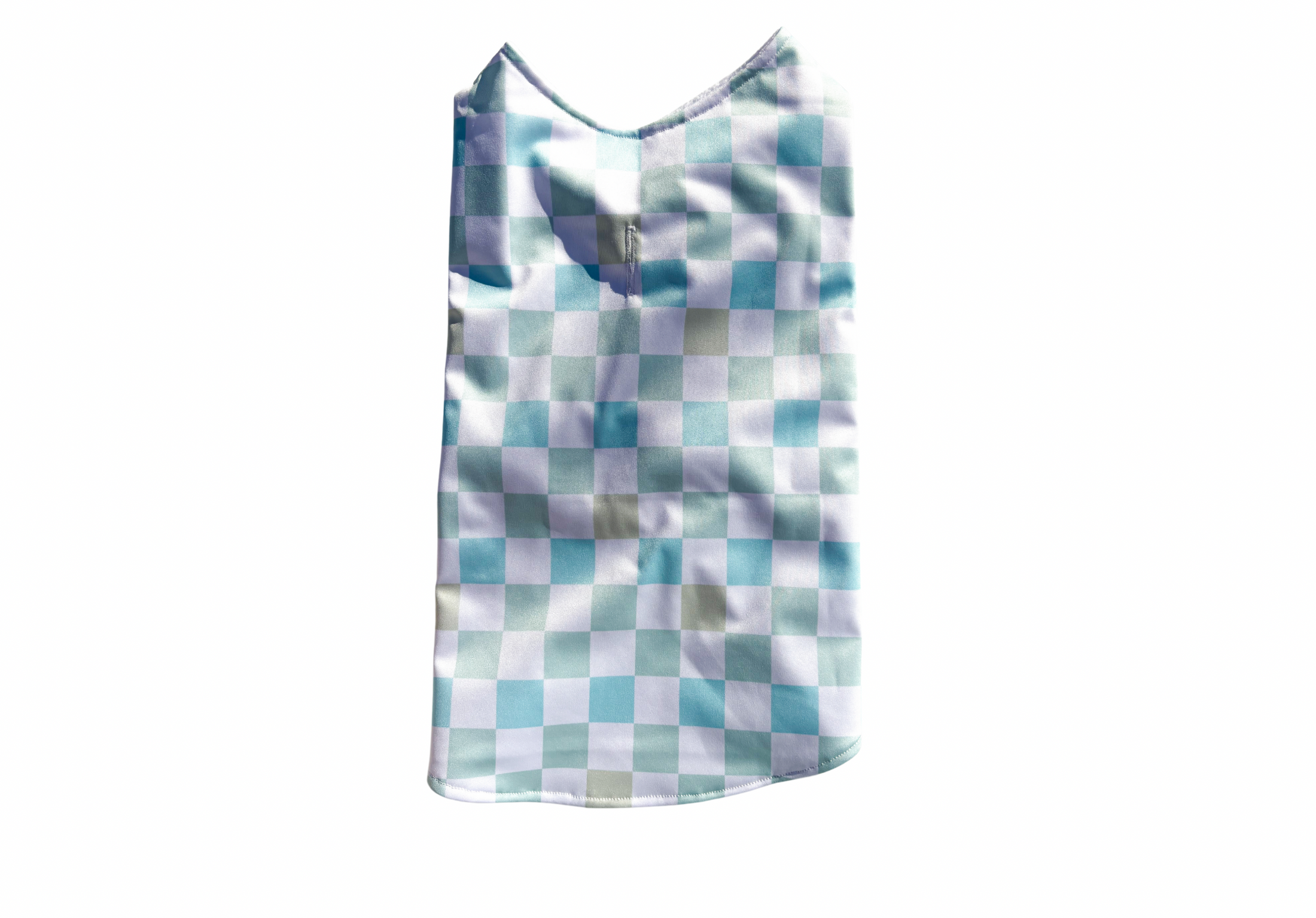 Water Repellant Aqua Checks Dog Jacket