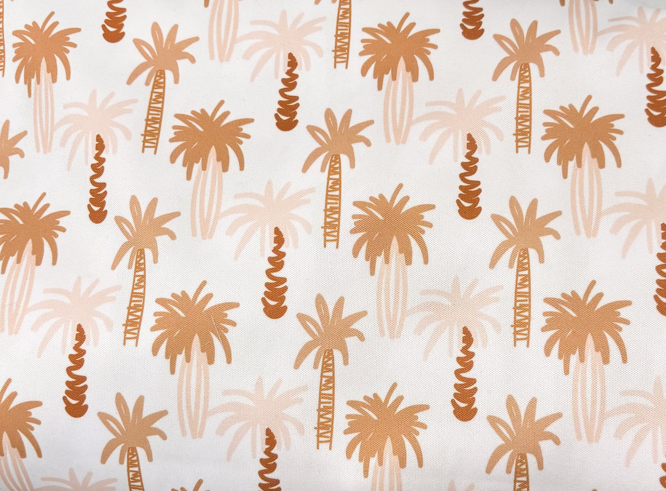 Water Repellant Mustard Palm Trees Dog Jacket
