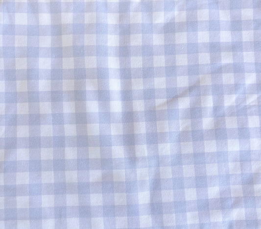 Blue/ Grey Gingham Dog Jacket