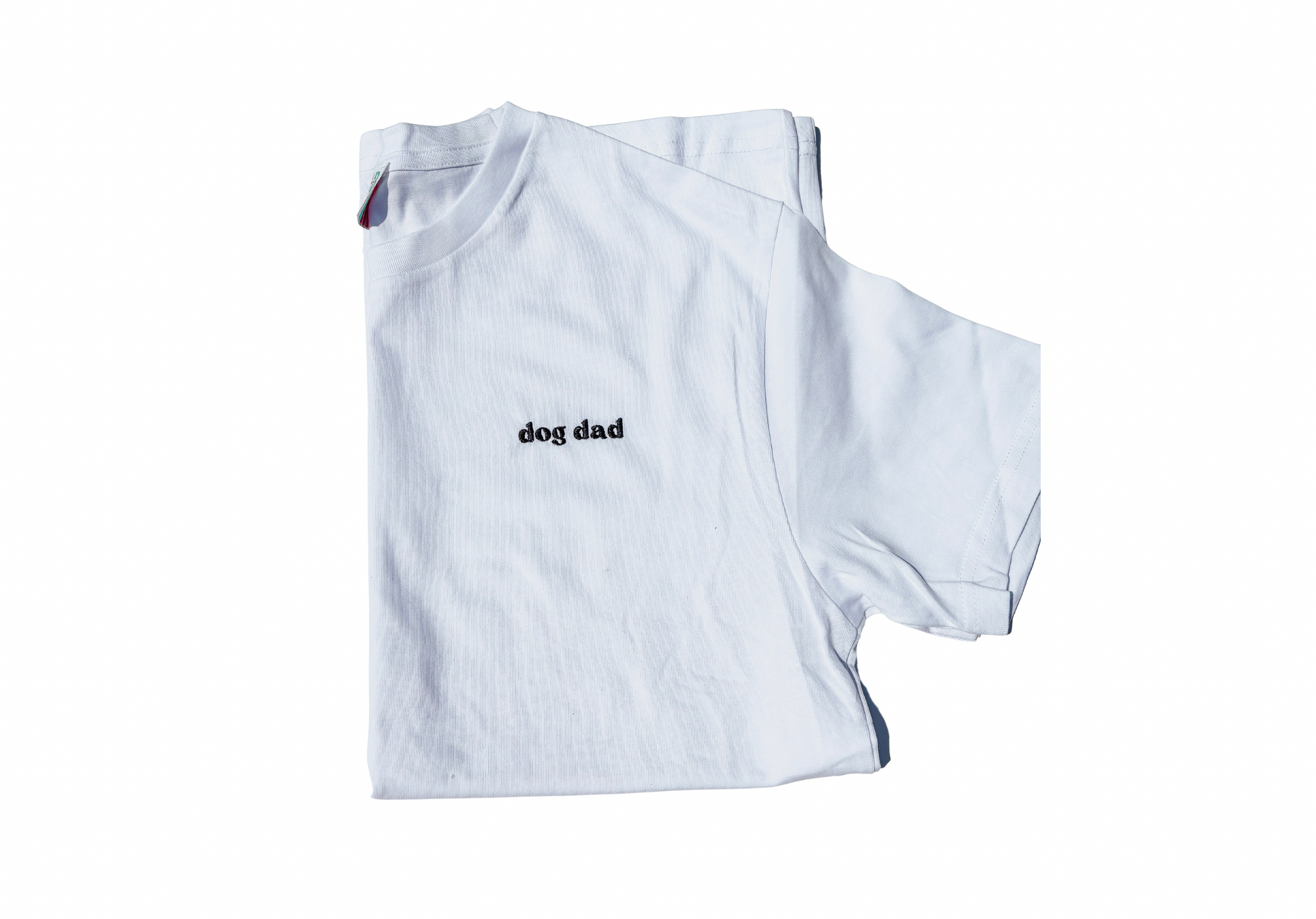 Dog Dad T-shirt white