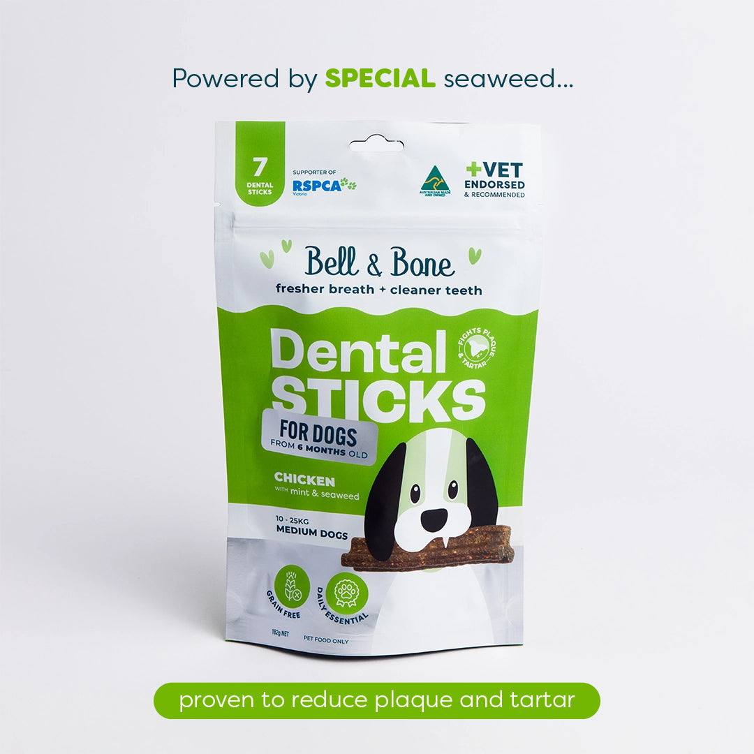 Bell and Bone Dental Sticks Chicken, Mint and Seaweed