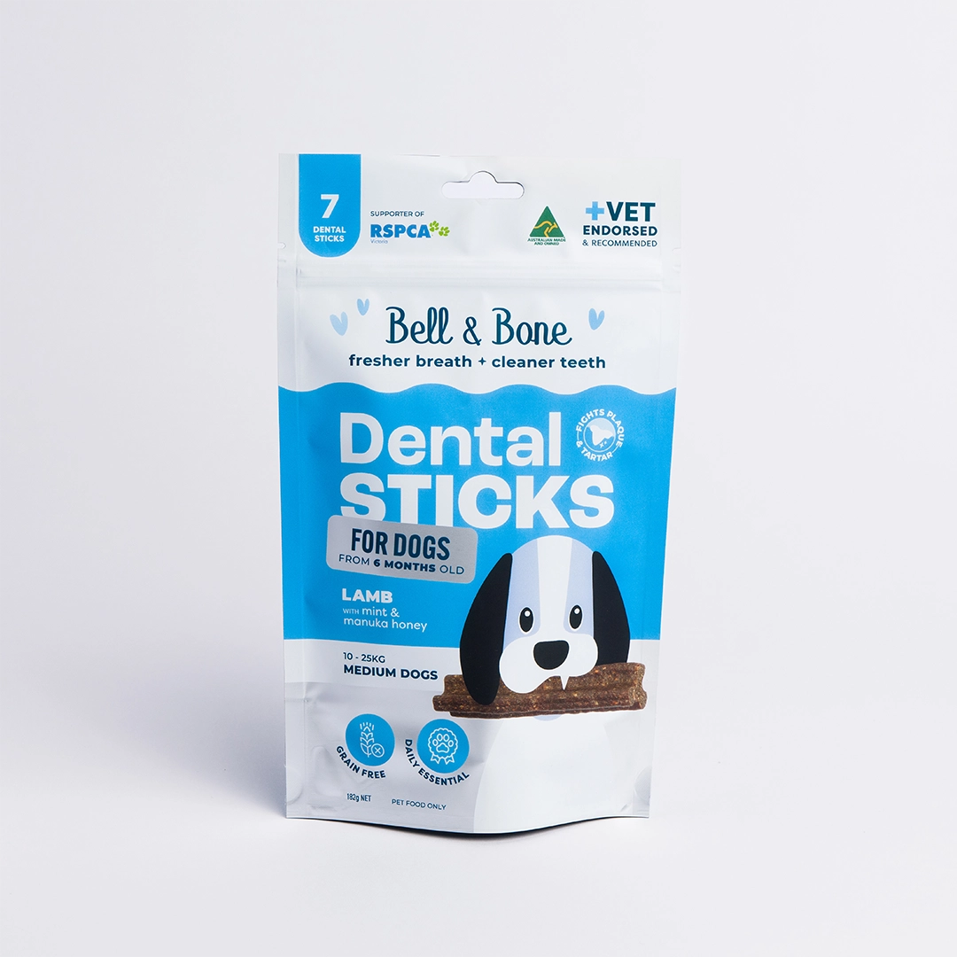 Bell and Bone Dental Sticks Lamb, Mint and Manuka Honey