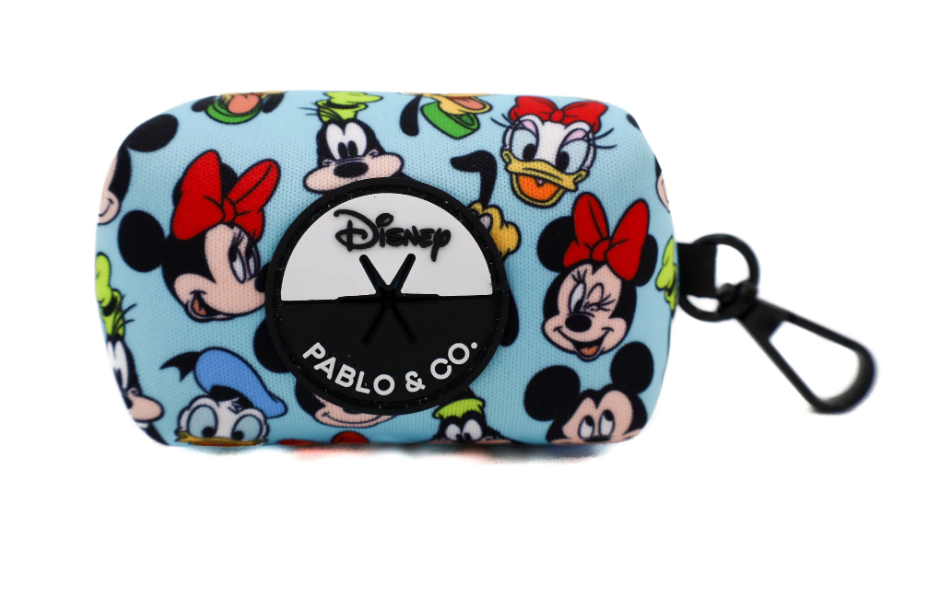 Blue Mickey and Friends Poop Bag by Pablo and Cocollars