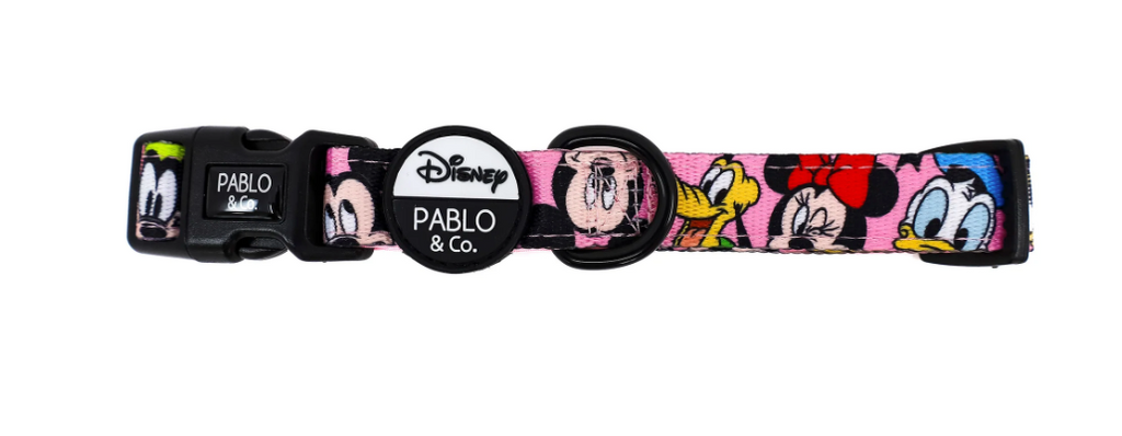 Mickey and Friends Pink Collar by Pablo and Cocollars