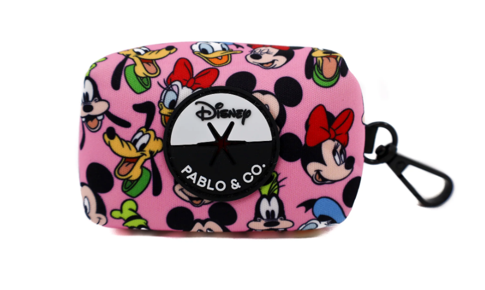 Pink Mickey and Friends Poop Bag by Pablo and Cocollars