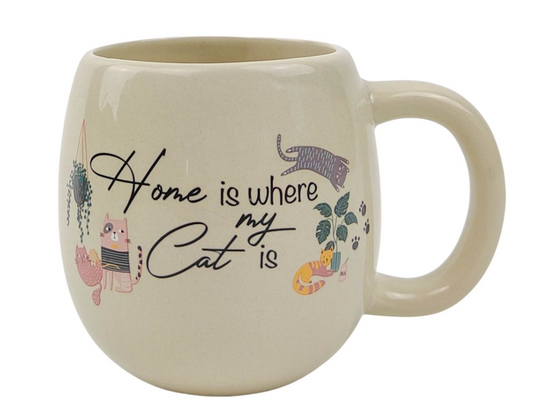 Home is where my cat is mug