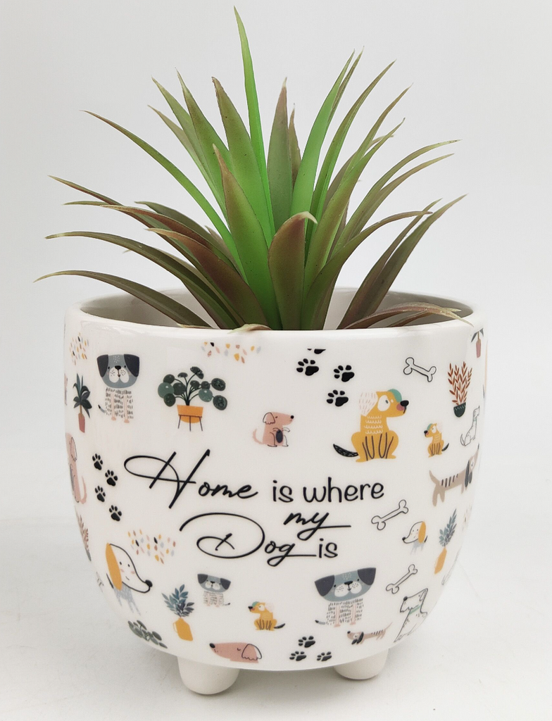 Dog Plant Vase