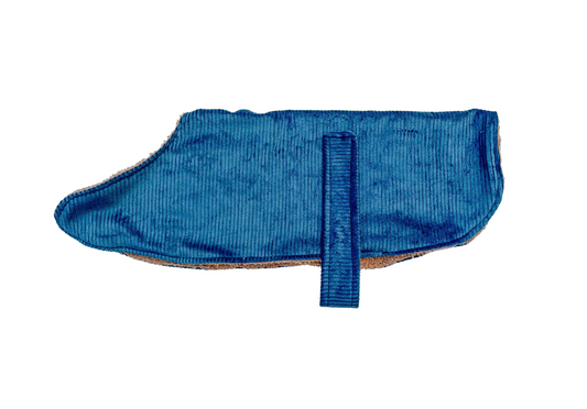 Luxe Dog Jacket Blue CorduroyDog Jackets