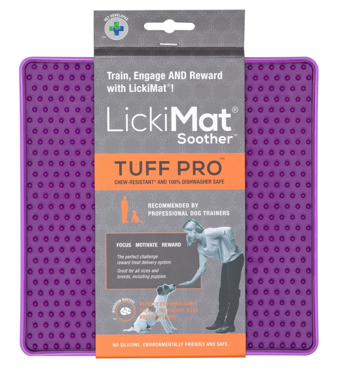 Lickimat Soother Pro- Tuff slow feed mat - Indi Pups