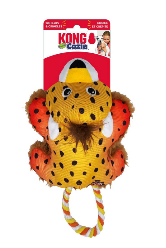 Kong Cheetah Tug Plush Toy