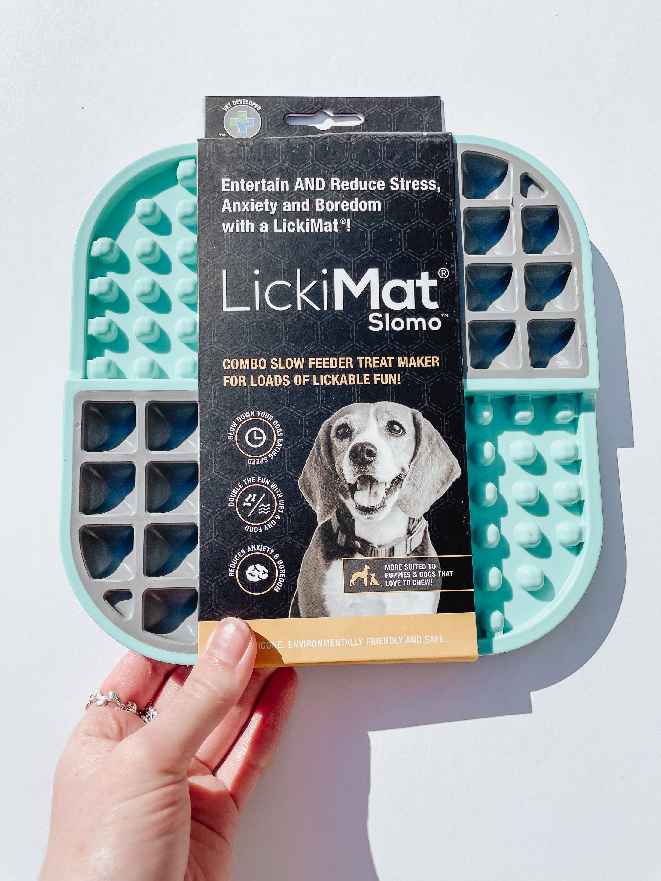 LickiMat Slomo Wet & Dry Slow Food Bowl - Indi Pups