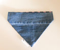 Load image into Gallery viewer, Denim BandanaOver The Collar Bandanas
