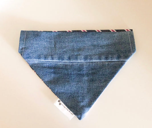 Denim BandanaOver The Collar Bandanas